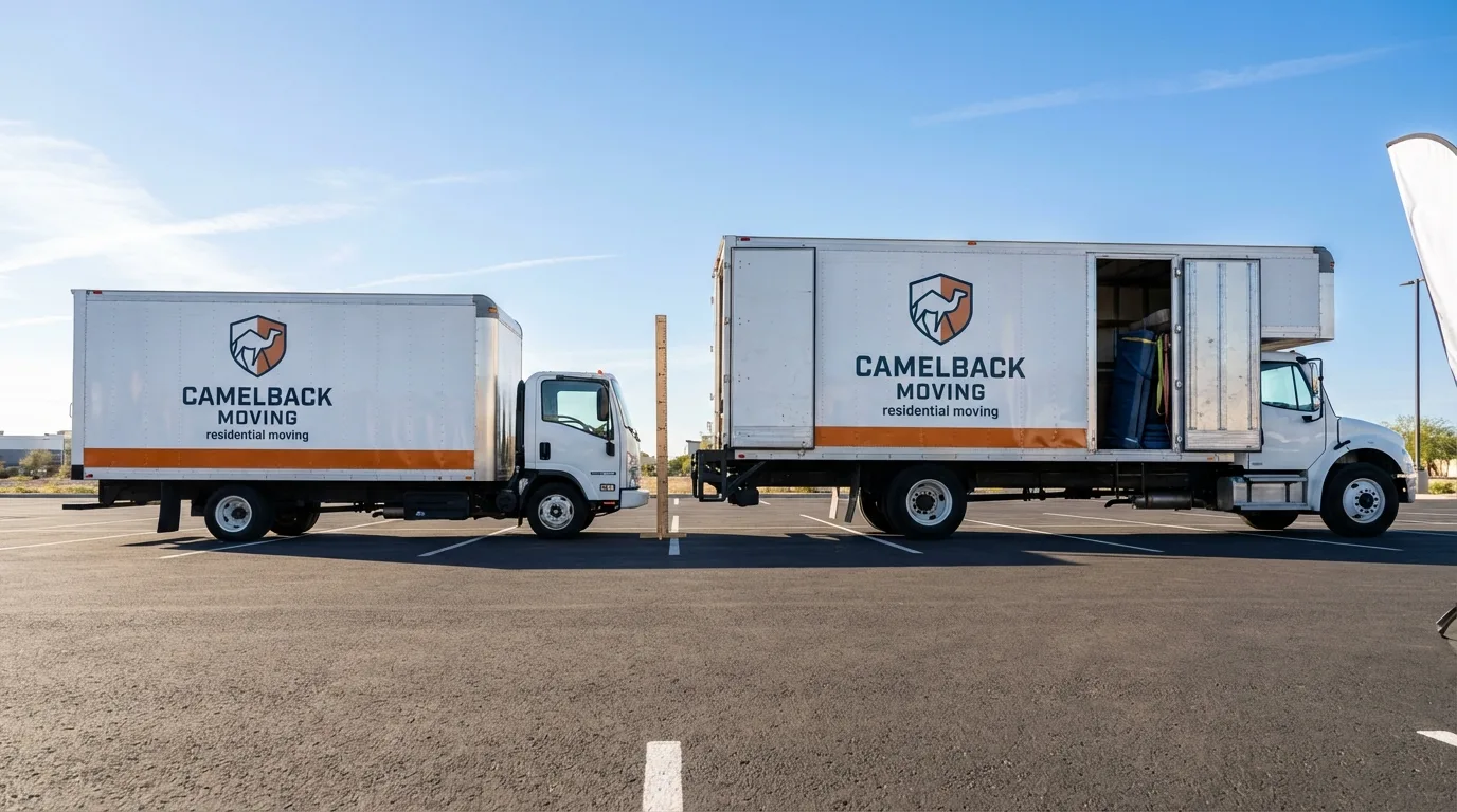 Moving truck size capacity guide in Arapahoe